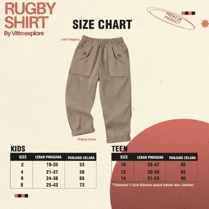 PO CELANA ONLY RUGBY SHIRT BY VITTO