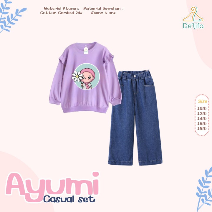 PO AYUMI CASUAL SET AINUN BY DE LIFA