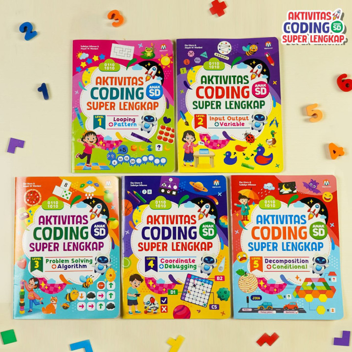 PO BUKU AKTIVITAS CODING SUPER LENGKAP UNTUK SD - ZIYAD