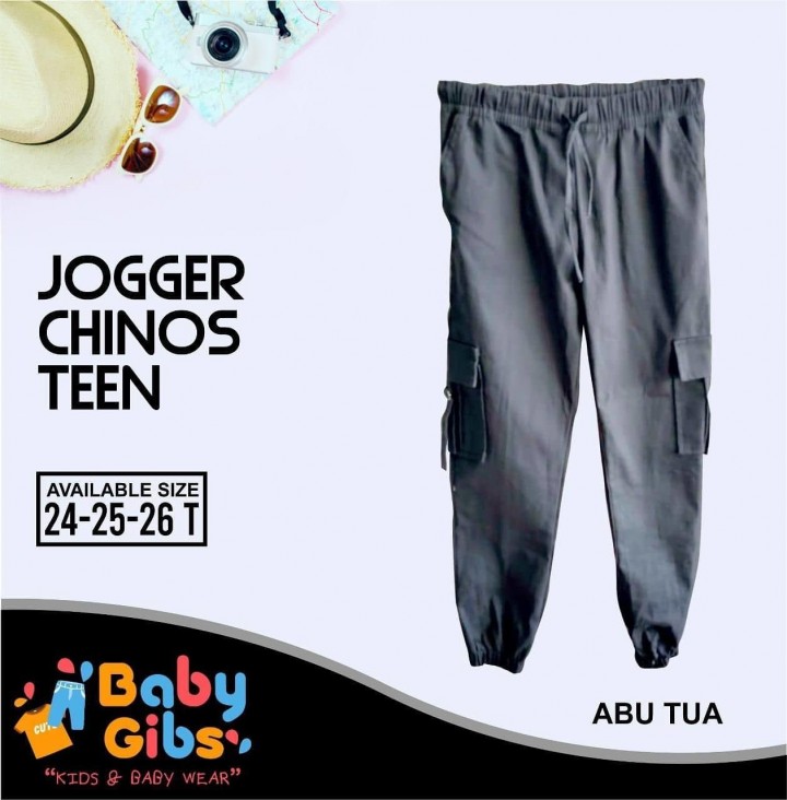 JOGGER CHINOS TEEN BY BABY GIBS