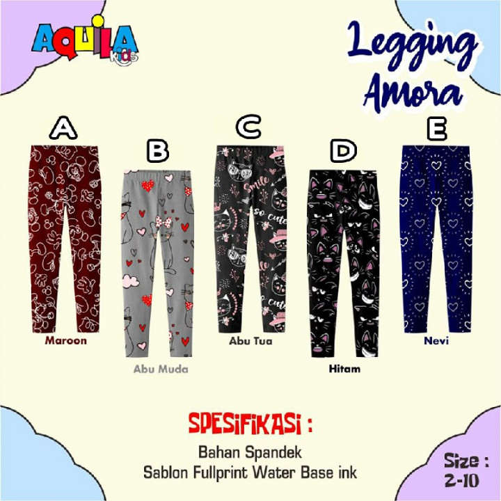 LEGGING AMORA BY AQUILA KIDS