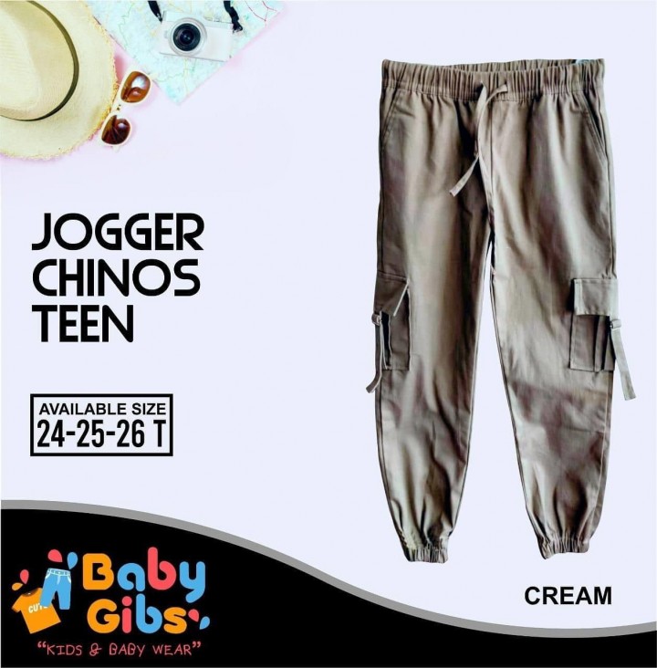 JOGGER CHINOS TEEN BY BABY GIBS