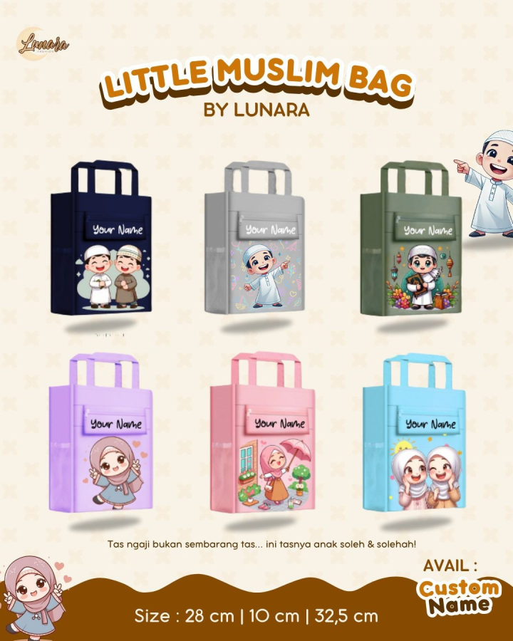 PO LITTLE MUSLIM BAG BY LUNARA
