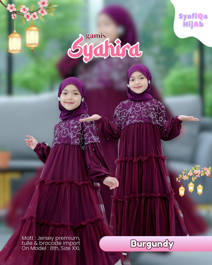 PO GAMIS SYAHIRA BY SYAFIQA