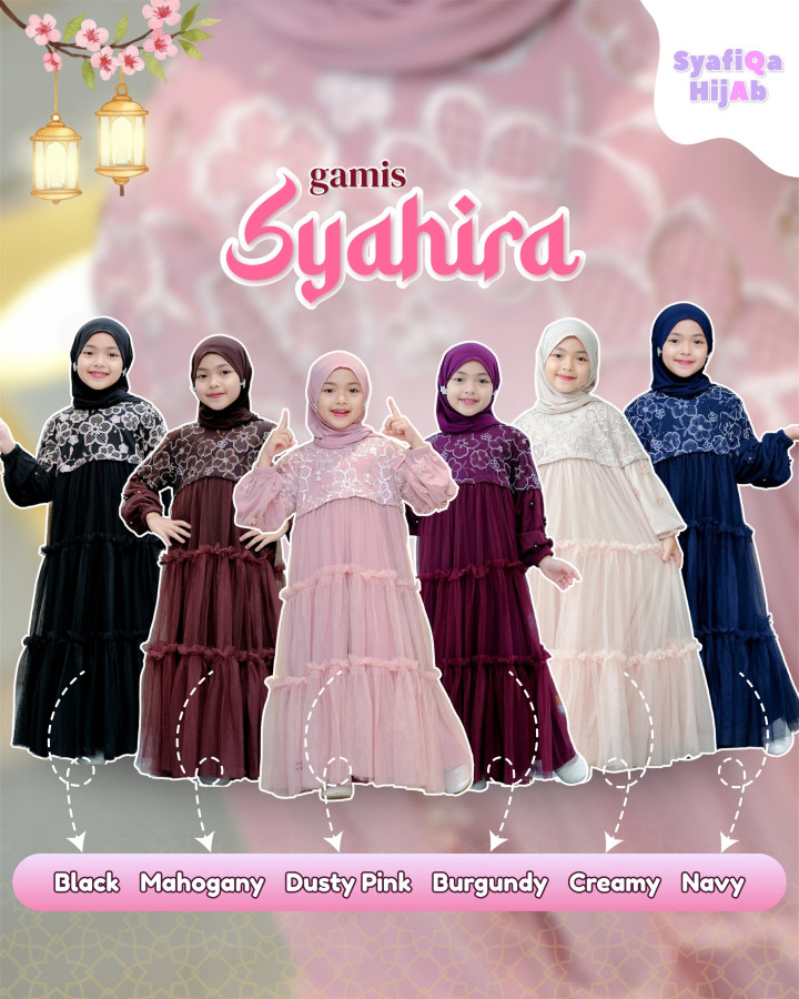 PO GAMIS SYAHIRA BY SYAFIQA