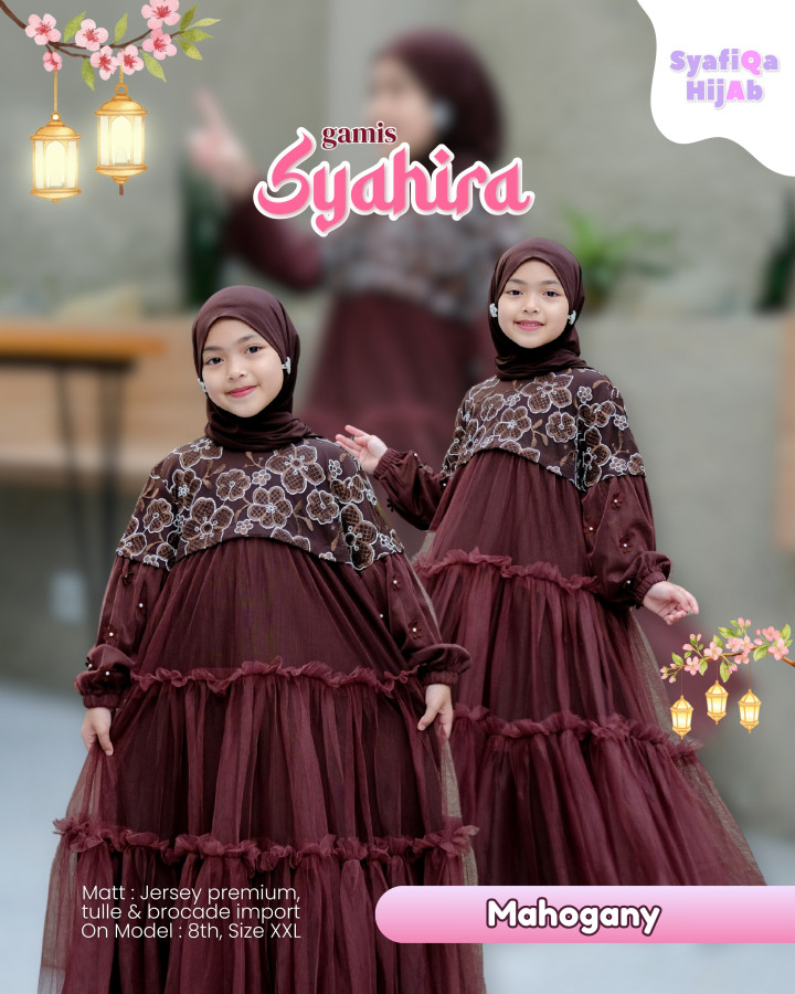 PO GAMIS SYAHIRA BY SYAFIQA