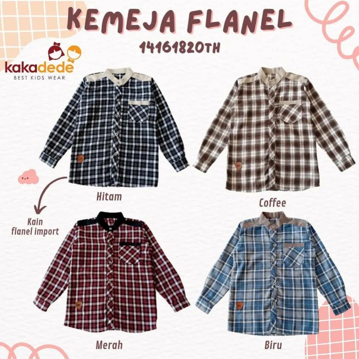 KEMEJA FLANEL TEEN BY KAKADEDE