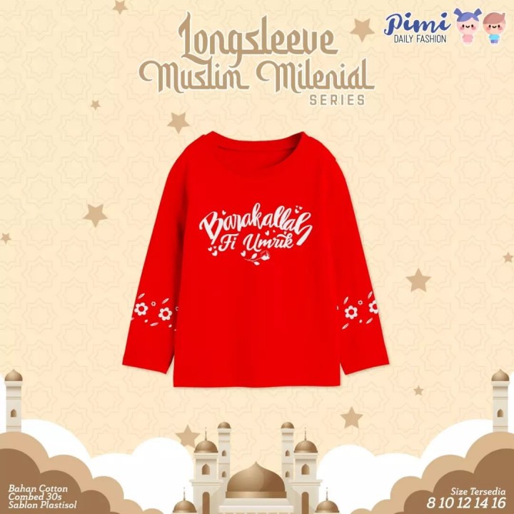 LONGSLEEVE MUSLIM MILENIAL BY PIMI DAILY FASHION