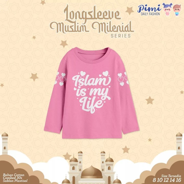 LONGSLEEVE MUSLIM MILENIAL BY PIMI DAILY FASHION