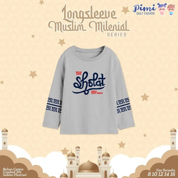 LONGSLEEVE MUSLIM MILENIAL BY PIMI DAILY FASHION