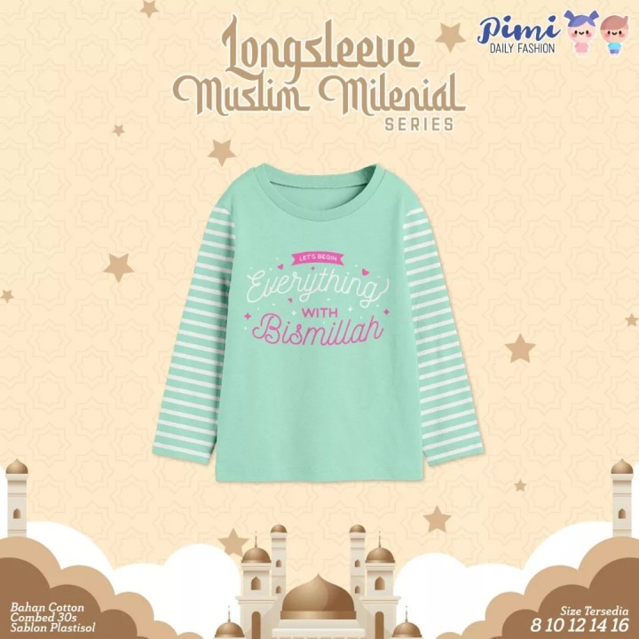 LONGSLEEVE MUSLIM MILENIAL BY PIMI DAILY FASHION