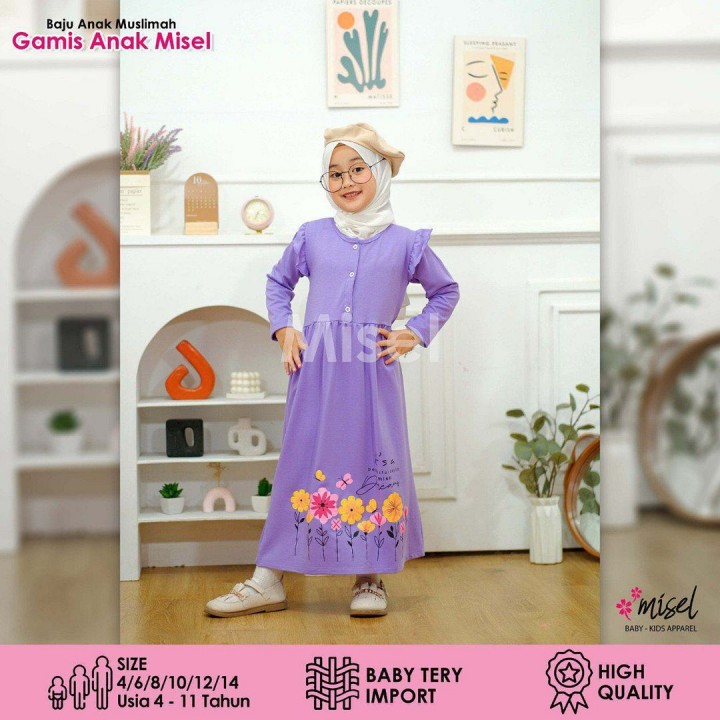 GAMIS ANAK MISEL BABY TERRY IMPORT