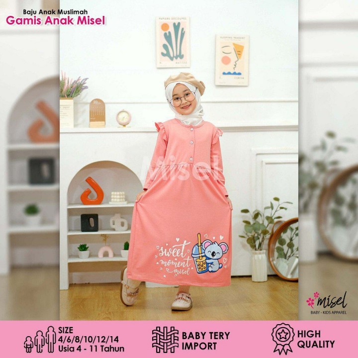 GAMIS ANAK MISEL BABY TERRY IMPORT