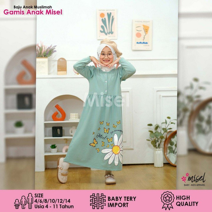 GAMIS ANAK MISEL BABY TERRY IMPORT