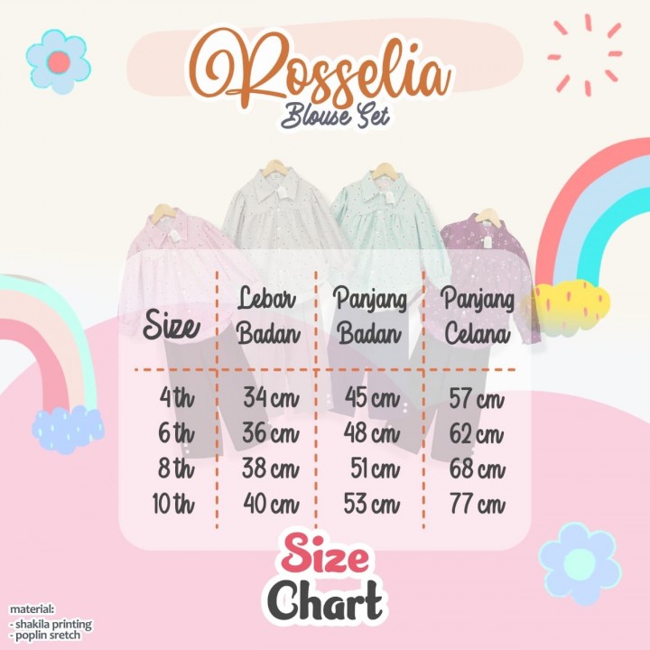 ROSSELIA BLOUSE SET BY DELIFA