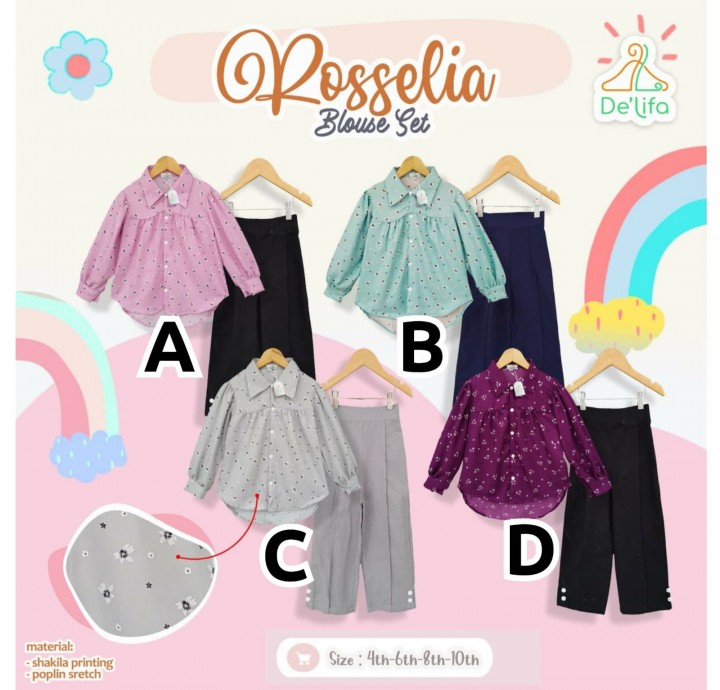 ROSSELIA BLOUSE SET BY DELIFA