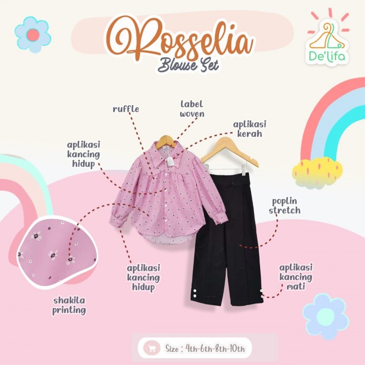 ROSSELIA BLOUSE SET BY DELIFA