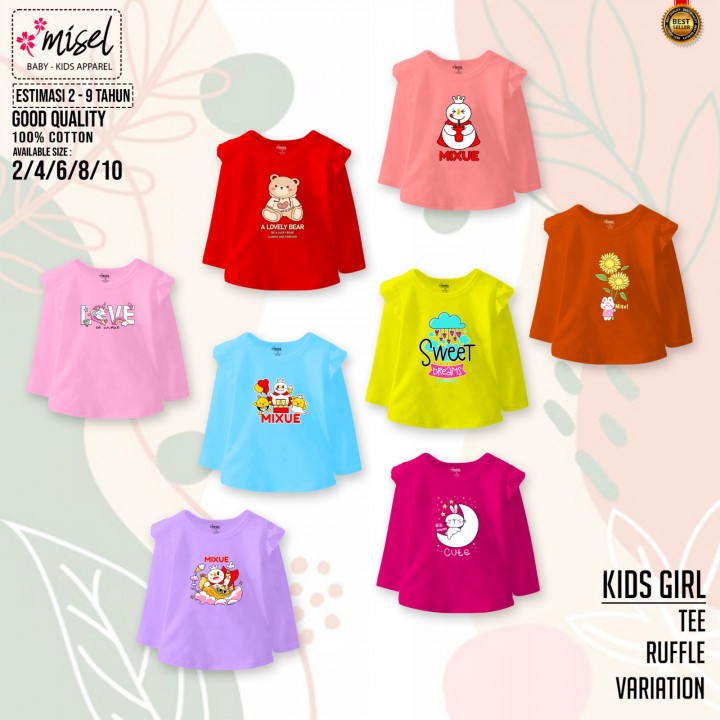 LONGSLEEVE RUFFLE MIXUE BY MISEL