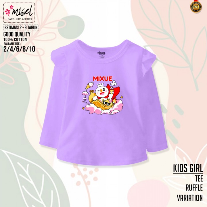 LONGSLEEVE RUFFLE MIXUE BY MISEL