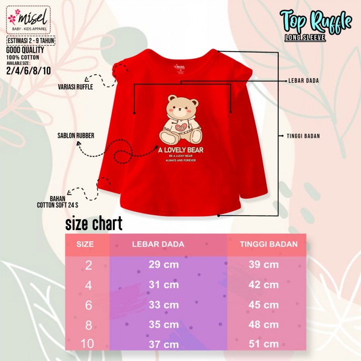 LONGSLEEVE RUFFLE MIXUE BY MISEL