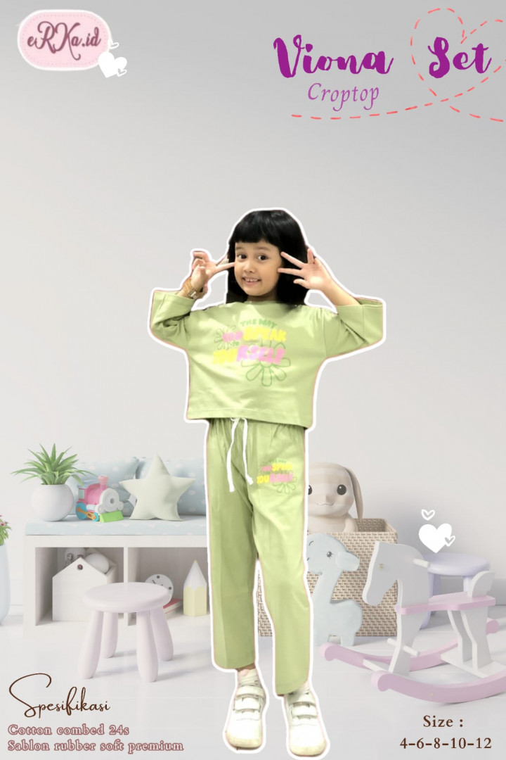 VIONA SET CROP TOP BY ERKA.ID