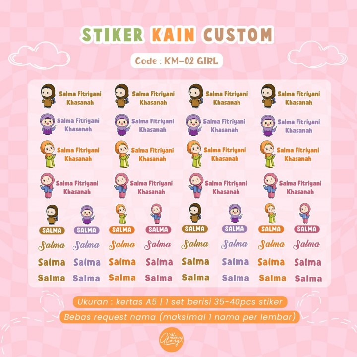 PO STIKER KAIN CUSTOM MGL