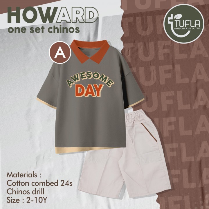 PO HOWARD ONE SET CHINOS BY TUFLA