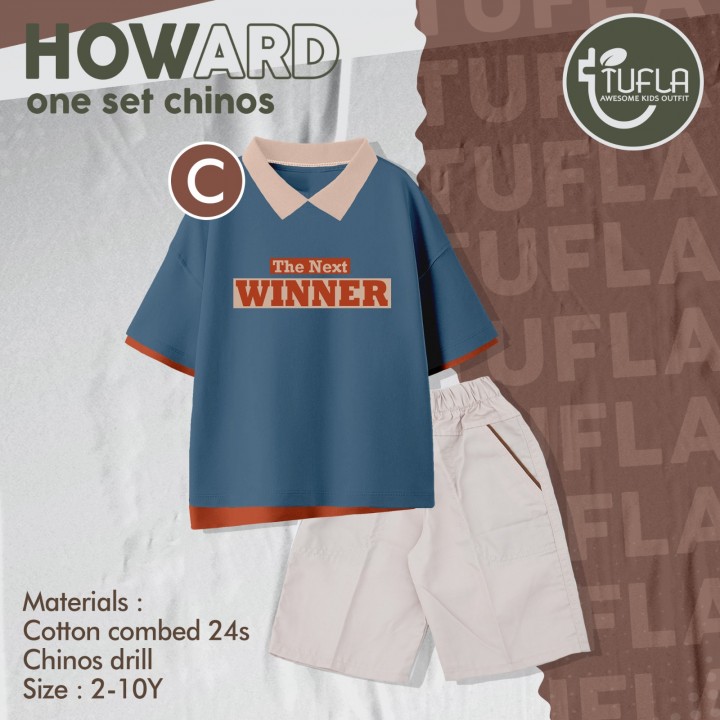 PO HOWARD ONE SET CHINOS BY TUFLA