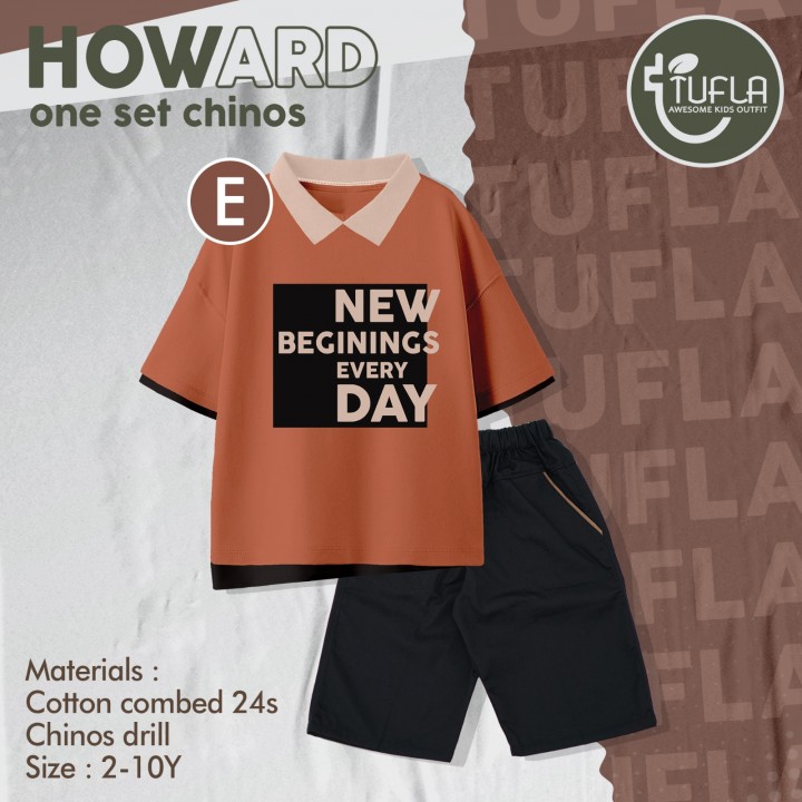 PO HOWARD ONE SET CHINOS BY TUFLA