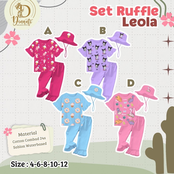 PO SET RUFFLE LEOLA BY  DINANTI