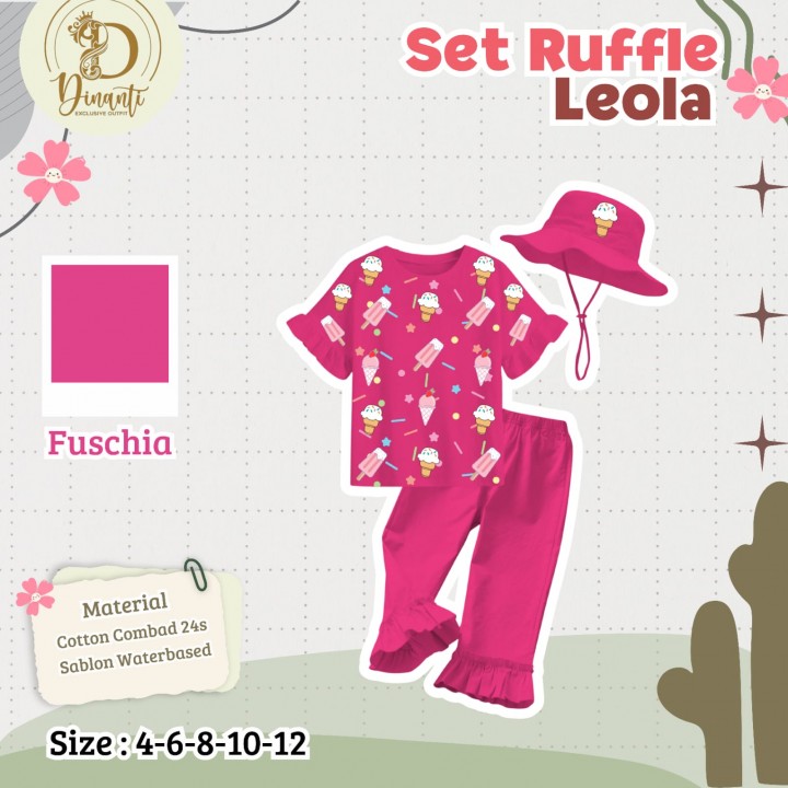 PO SET RUFFLE LEOLA BY  DINANTI