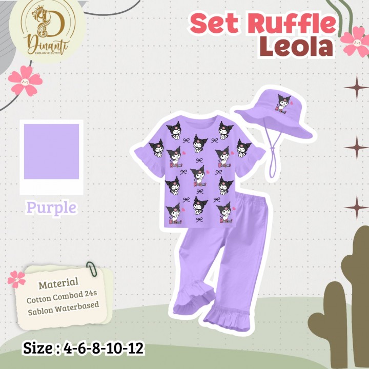 PO SET RUFFLE LEOLA BY  DINANTI