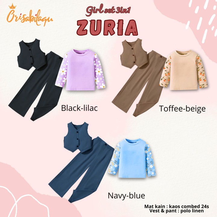 PO GIRL SET 3IN ZURIA JUN BY ORISABILAQU