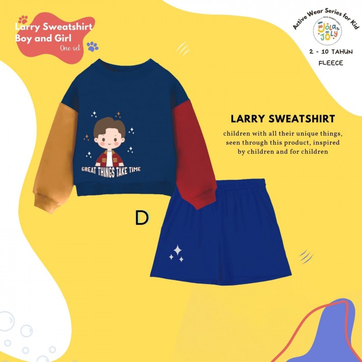 PO LARRY SWEATSHIRT BOY & GIRL BY JOLA JOLY