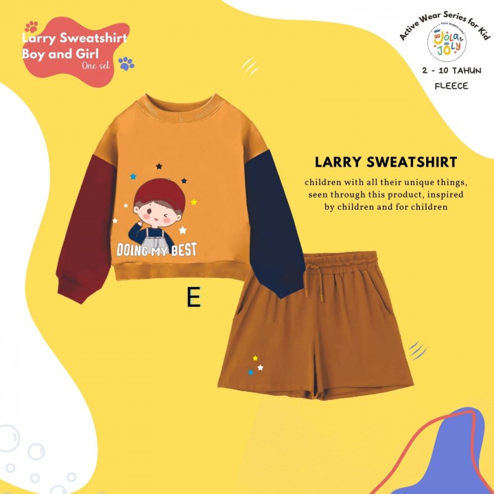 PO LARRY SWEATSHIRT BOY & GIRL BY JOLA JOLY