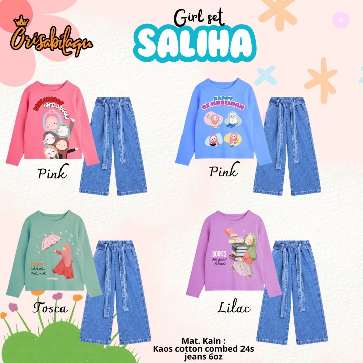 PO GIRL SET SALIHA (KIDS)  BY ORISABILAQU