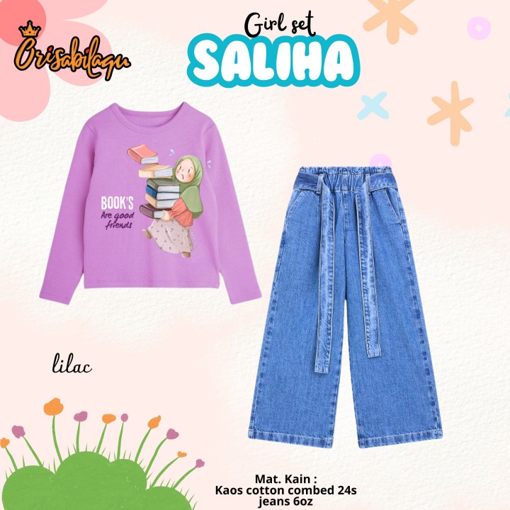 PO GIRL SET SALIHA (KIDS)  BY ORISABILAQU