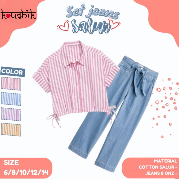 PO SET JEANS SALUR BY KOUSHIK