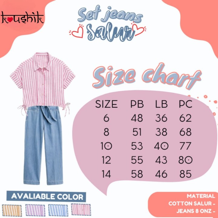 PO SET JEANS SALUR BY KOUSHIK