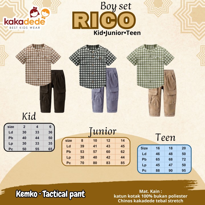 BOY SET RICO (KIDS) BY KAKADEDE