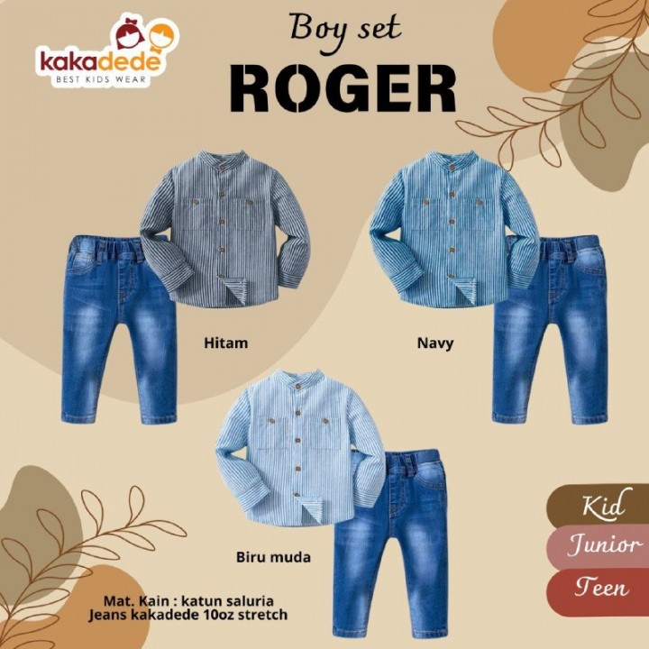 PO BOY SET ROGER (KIDS) BY KAKADEDE