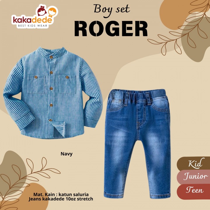 PO BOY SET ROGER (JUN&TEEN;) BY KAKADEDE