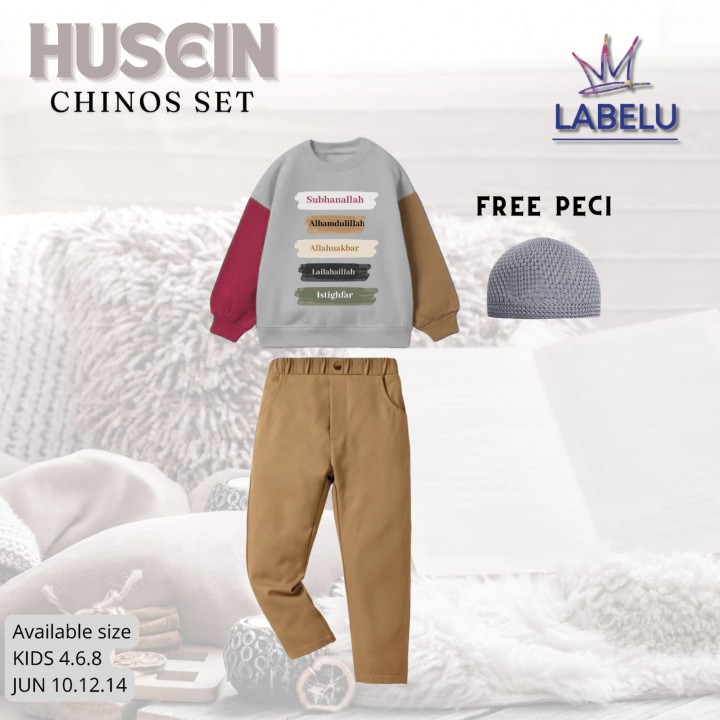 PO HUSEIN CHINOS SET (KIDS) BY LABELU