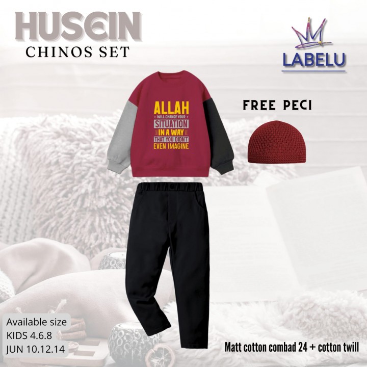 PO HUSEIN CHINOS SET (JUN) BY LABELU