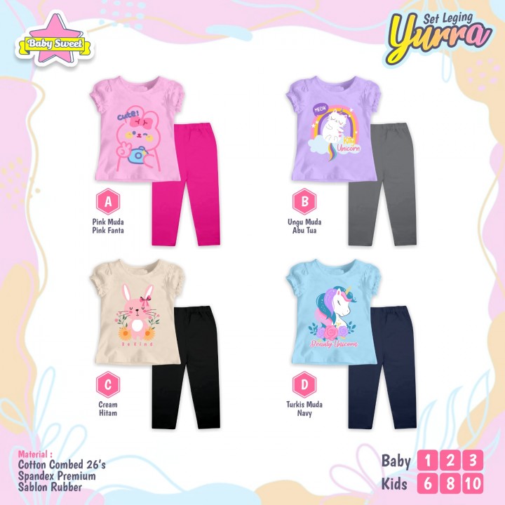 SET LEGING YURRA (BABY) BY BABY SWEET