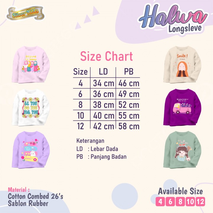 PO LONGSLEEVE HALWA BY SILVER KIDS