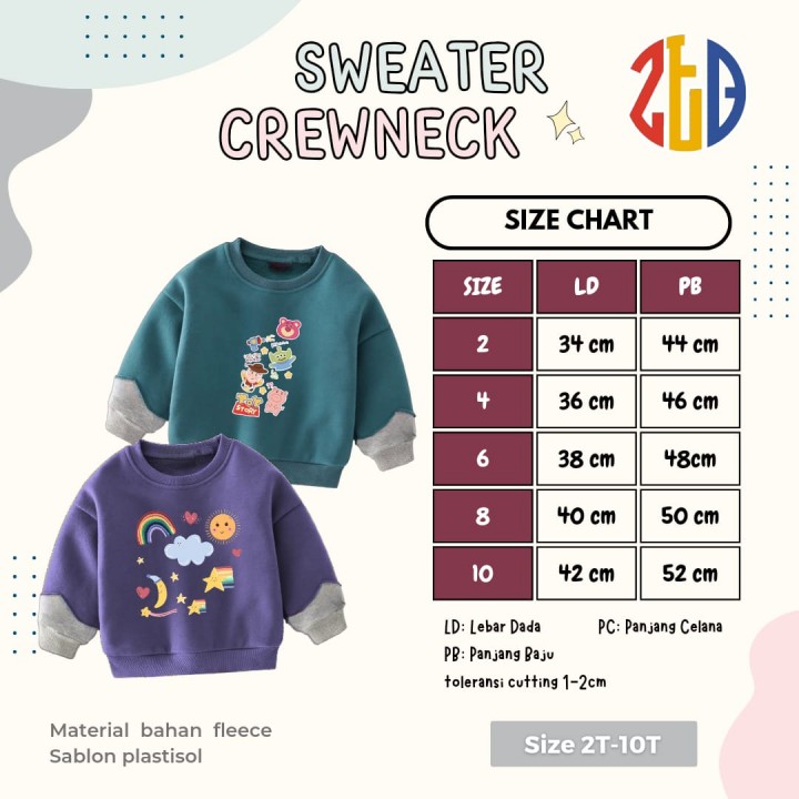 PO SWEATER CREWNECK BY ZELDA