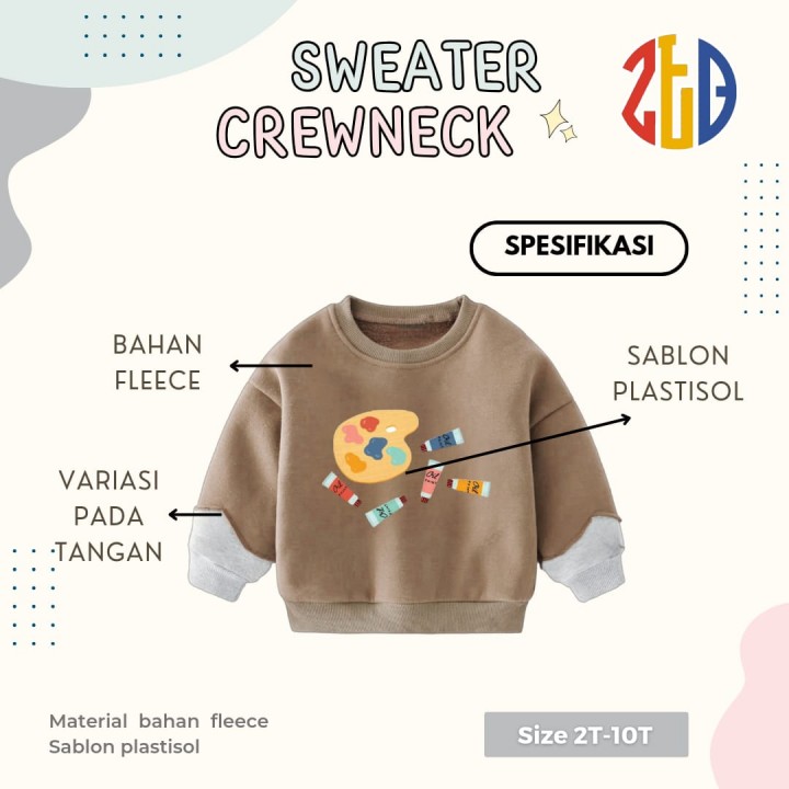 PO SWEATER CREWNECK BY ZELDA