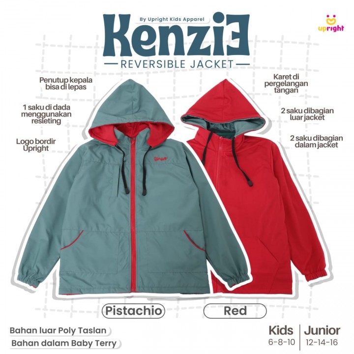 PO KENZIE REVERSIBLE JACKET BATCH 2 (JUN & ADULT) BY UPRIGHT KIDS