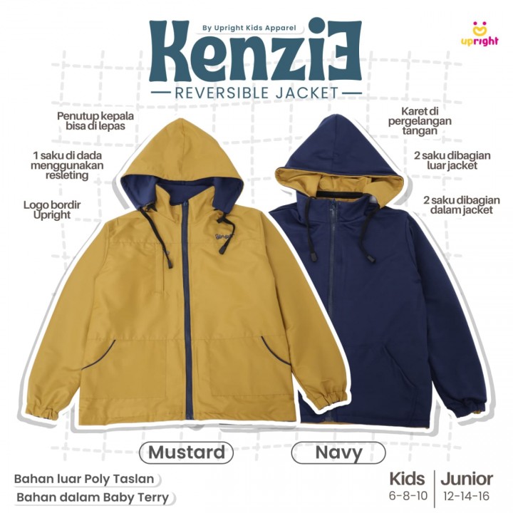 PO KENZIE REVERSIBLE JACKET BATCH 2 (JUN & ADULT) BY UPRIGHT KIDS